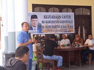Roni Sampir Apresiasi  Kejuaraan Turnamen Catur Se   Kabupaten Gorontalo