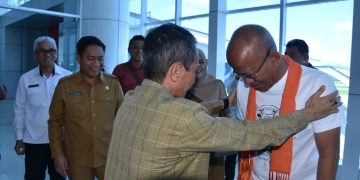 Bupati Nelson Sambut Kedatangan Anggota VI BPK RI