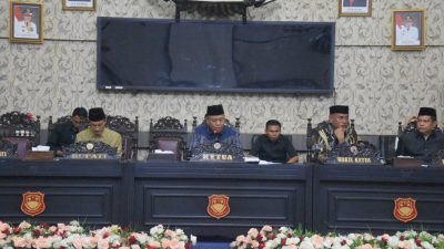 Rapat Paripurna DPRD Kabupaten Gorontalo, Foto Istimewa.