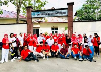 Zumba Bersama Dinas Perkim Dalam Rangka Memperingati HUT Kemerdekaan RI Yang Ke 78 Tahun