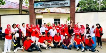 Zumba Bersama Dinas Perkim Dalam Rangka Memperingati HUT Kemerdekaan RI Yang Ke 78 Tahun