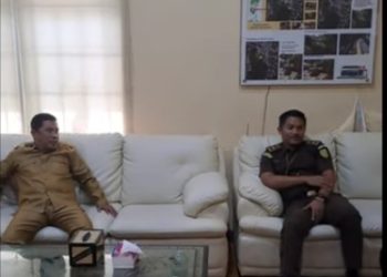 Haris Tome Menerima Tamu Dari Kejari Kabupaten Gorontalo