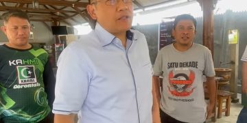 Haris Tome Silaturahmi Bersama Anas Urbaningrum