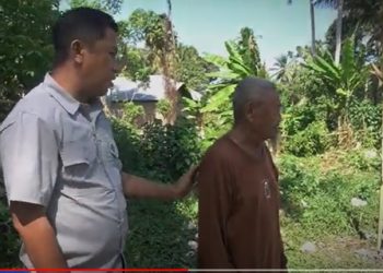 Haris Tinjau Pembangunan Rumah  Tagi Umar di Desa Payunga Kec. Batudaa