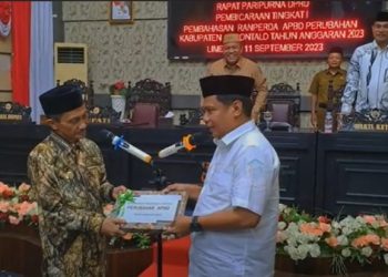 Paripurna Tingkat I Perubahan APBD TA 2023
