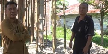 Haris Monitoring Bantuan Rumah Sehat dan Gemilang di Kelurahan Bolihuangga
