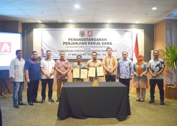 Pemkab Gorontalo Jalin Kerjasama Dengan PT. Midi Utama Indonesia