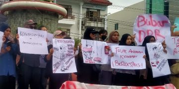 Wartawan di Gorontalo Gelar Aksi Penolakan RUU Penyiaran