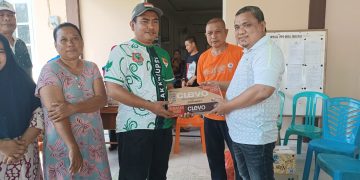 Wabup Hendra Hemeto Peduli Korban Luapan Air Danau Limboto di Desa Teratai