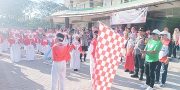Plh Sekda Kabupaten Gorontalo Himbau Orang Tua Pendamping Tetap Memperhatikan Kerapian Barisan Gerak Jalan