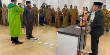 Bupati Gorontalo Lantik Haris Tome sebagai Pj. Sekda Kabupaten Gorontalo