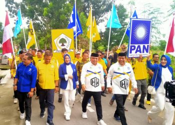 Representasi Dari Timur dan Barat Pasangan Dewa, Resmi Mendaftar di KPU Kabupaten Gorontalo