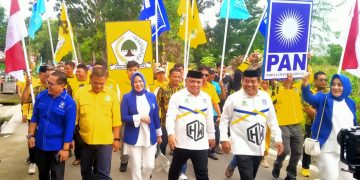 Representasi Dari Timur dan Barat Pasangan Dewa, Resmi Mendaftar di KPU Kabupaten Gorontalo