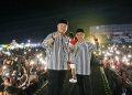 Ribuan Simpatisan dan Relawan Penuhi Stadion di Boalemo Pada Gebyar Patriot Nelson Kris