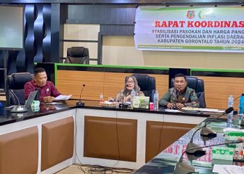 Haris Tome Pimpin Rapat Pembahasan Stabilitas Harga Pangan dan Distribusi LPG