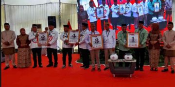 Perolehan Nomor Urut Masing-masing Paslon di Pilkada Kabupaten Gorontalo 2024