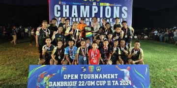 Letkol Inf Arianto Maskare Subagio Tutup Secara Resmi Turnamen Sepak Bola Danbrigif 22 Ota Manasa Cup 2024