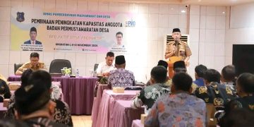 Agus Sanusi Buka Secara Resmi Kegiatan Pembinaan Peningkatan Kapasitas Anggota BPD