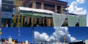 Gedung Kejari Gorut Diresmikan, Ratusan Karangan Bunga Membanjiri