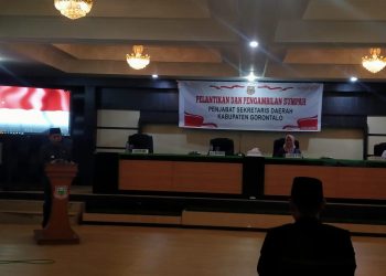 Pj. Sekda Kabupaten Gorontalo Mohamad  Trizal Entengo Resmi Dilantik