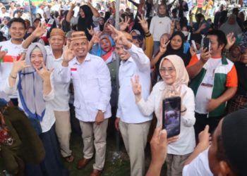 Kampanye di Limboto,  Warga Berkomitmen Coblos No. 3 Roni-Adnan