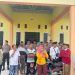 Polres dan Polsek Tibawa Lakukan PAM Unras Warga di Kantor Desa Buhu