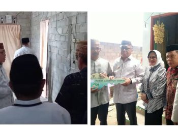 Menjelang Lebaran Idul Fitri, Bupati Sofyan Puhi Resmikan Bantuan Rumah Layak Huni Yang Dibangun Baznas