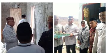 Menjelang Lebaran Idul Fitri, Bupati Sofyan Puhi Resmikan Bantuan Rumah Layak Huni Yang Dibangun Baznas