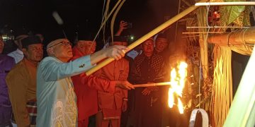 Pesan Bupati Sofyan Puhi di Malam Pertama Tumbilotohe