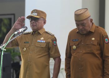 Pemkab Gorontalo Gelar Apel Perdana Usai Libur Lebaran Idul Fitri 1446 H