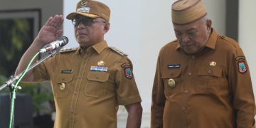 Pemkab Gorontalo Gelar Apel Perdana Usai Libur Lebaran Idul Fitri 1446 H