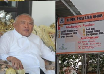 Klinik Pratama Afiar di Resmikan, Tonny Junus Dukung Penuh Berdirinya Klinik Kesehatan di Kabgor