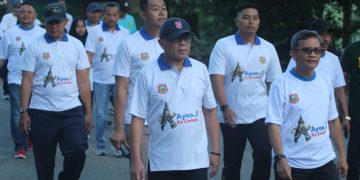 Bupati Gorontalo Sofyan Puhi Launching Car Free Day di Kawasan Menara Limboto