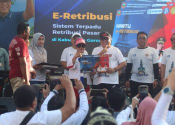 Kabgor Luncurkan Kartu ST12-PAS Untuk Bayar Retribusi Pasar