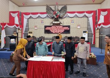 Pemkab Bersama DPRD Kabupaten Gorontalo Sepakat Perubahan KUA PPAS Tahun Anggaran 2025