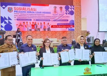 Pemkab Gorontalo Jalin Kerjasama Dengan 3 dari 7 Perusahaan Yang Akan Membuka Cabang Perekrutan Tenaga Kerja Migran