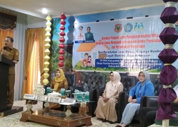 TP PKK dan Dinas PPPA Kabupaten Gorontalo Gelar Advokasi Penguatan dan Peningkatan Kualitas Hidup Untuk Pasutri Usia Anak