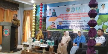 TP PKK dan Dinas PPPA Kabupaten Gorontalo Gelar Advokasi Penguatan dan Peningkatan Kualitas Hidup Untuk Pasutri Usia Anak