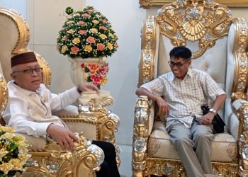 Terima Kunjungan Ketum DPP PJS, Bupati Gororntalo Dukung UKW Akbar