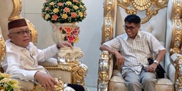 Terima Kunjungan Ketum DPP PJS, Bupati Gororntalo Dukung UKW Akbar