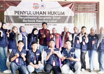 Mahasiswa KKN FH UNG Tuladenggi Gelar Penyuluhan Hukum