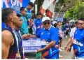 Wakil Bupati Gorontalo Tonny Junus Memberikan Selamat Kepada Para Juara di Kegiatan Merdeka Run