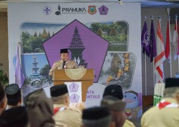 Pengurus  Saka Pariwisata Pramuka Cabang Kabgor Resmi Dilantik, Haris Berikan Pesan Inspirasi