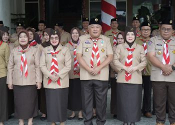 Wabup Tonny Junus Pimpin Apel Hari Pramuka Ke- 64