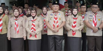 Wabup Tonny Junus Pimpin Apel Hari Pramuka Ke- 64