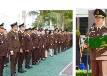 Kejari Kabupaten Gorontalo Gelar Upacara HUT Kejaksaan ke-80