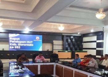 Pemkab Gelar Rapat Persiapan Pelaksanaan HUT Kabupaten Gorontalo Ke-352