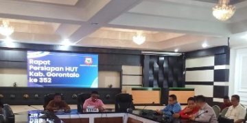 Pemkab Gelar Rapat Persiapan Pelaksanaan HUT Kabupaten Gorontalo Ke-352