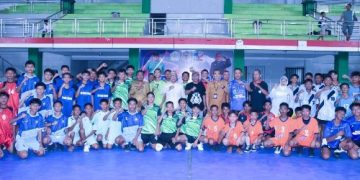 Bupati Sofyan Buka Turnamen Sepak Takraw Antar Pelajar