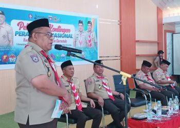 Sekda Kabupaten Gorontalo Lepas Peserta Peran Saka Nasional 2025